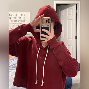 maroon/red wild fable hoodie 💋